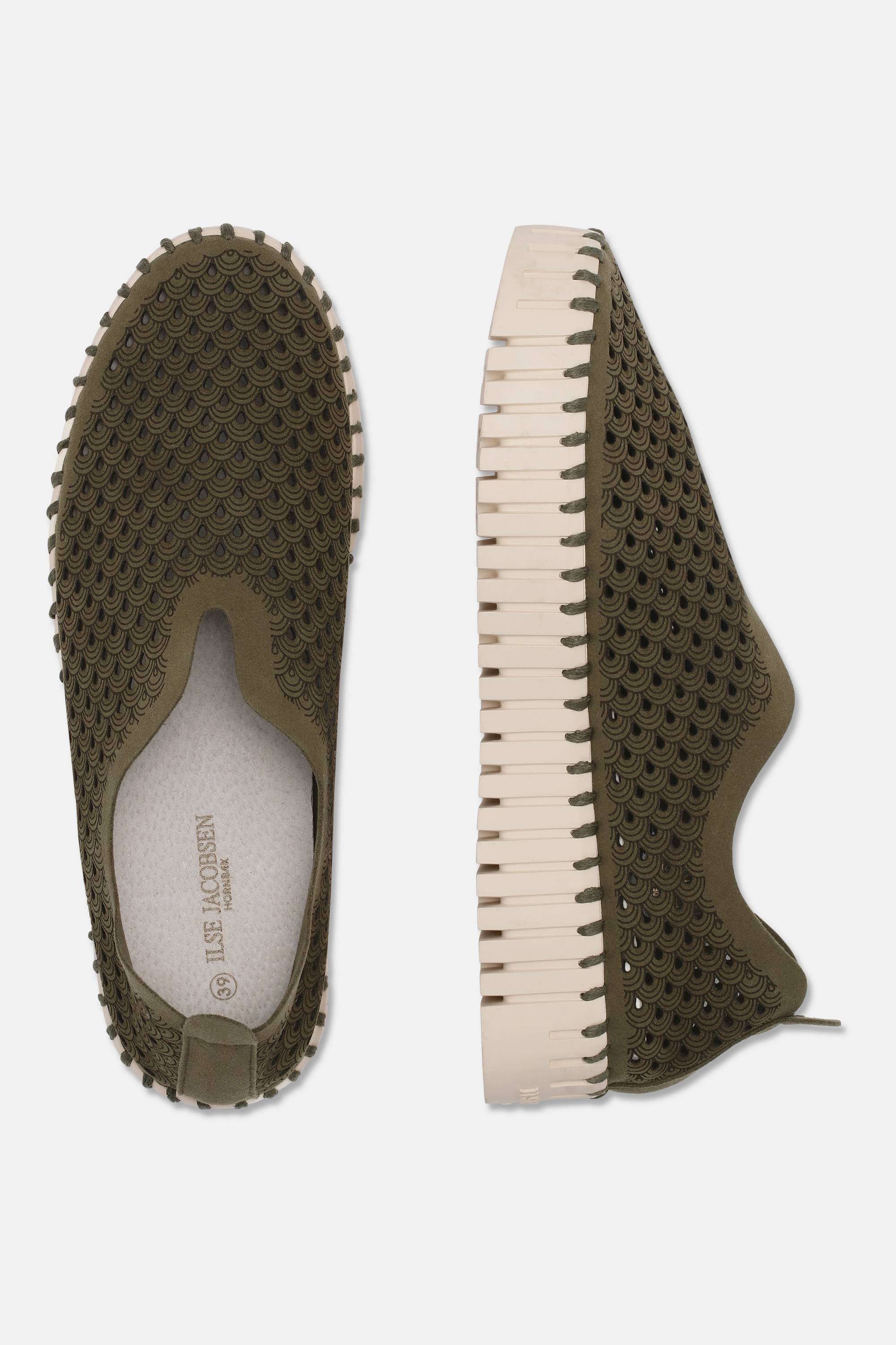 Tulip Zapatos Planos con Plataforma - Deep Olive